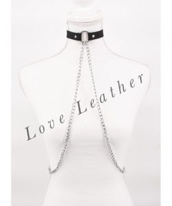 Choker din piele C 13